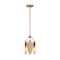 Designers Fountain Eden 60 Watt 3 Light Old Satin Brass Pendant with Metal Shield D280M-8P-OSB - alternate 1